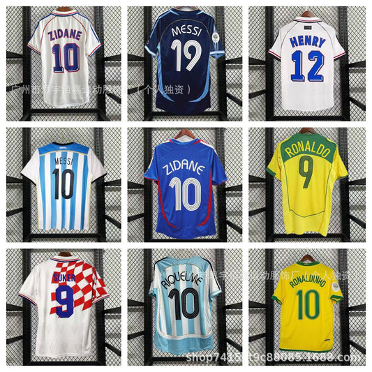 retro national team jersey w/player name