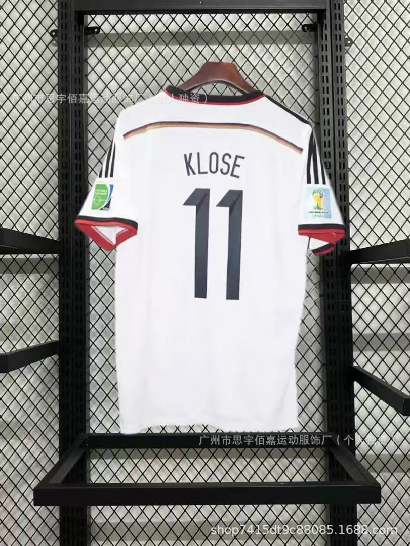 retro national team jersey w/player name